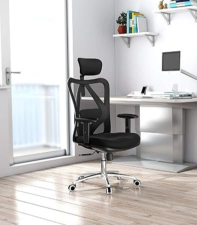 Silla de escritorio ergonómica, sihoo silla de oficina ergonómica