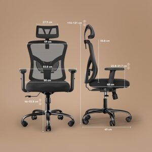 sillas de oficina ergonomicas amazon